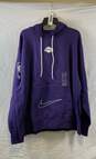 NWT Nike Mens Purple NBA Los Angeles Lakers Front Pockets Pullover Hoodie Sz XXL image number 1