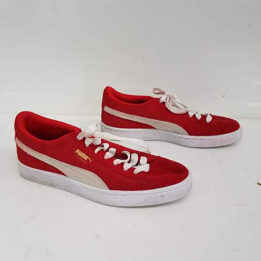 Puma Suede Shoes Red Size 6 image number 1