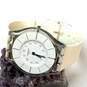 Designer Swatch Swiss White Adjustable Strap Round Dial Analog Wristwatch image number 1