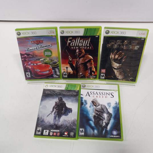 Bundle of 5 Assorted Microsoft Xbox 360 Video Games image number 2