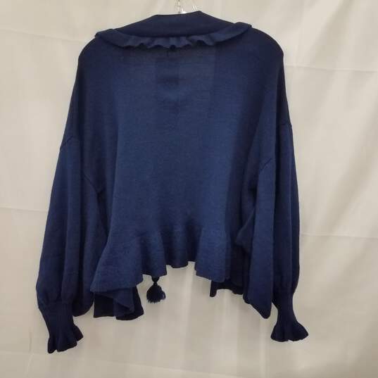 Whital Alley Navy Blue Cardigan image number 2