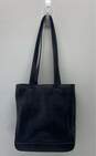 COACH 7776 Hampton Black Leather Shoulder Tote Bag image number 2