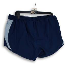 Under Armour Womens Navy Blue Elastic Waist Pull-On Athletic Shorts Size XL alternative image