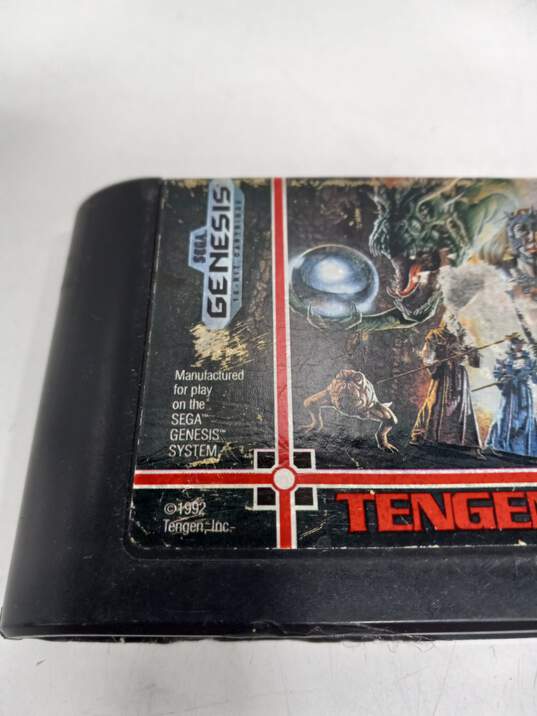 Sega Genesis Tengen Dragon's Fury Video Game image number 5