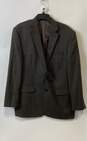 Ralph Lauren Mens Brown Wool Pocket Long Sleeve Collared Sport Coat Size Large image number 1