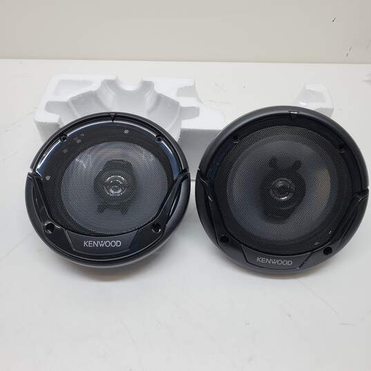 Kenwood Pair of 6 1/2" Flush Mount Car Speakers IOB Untested image number 3