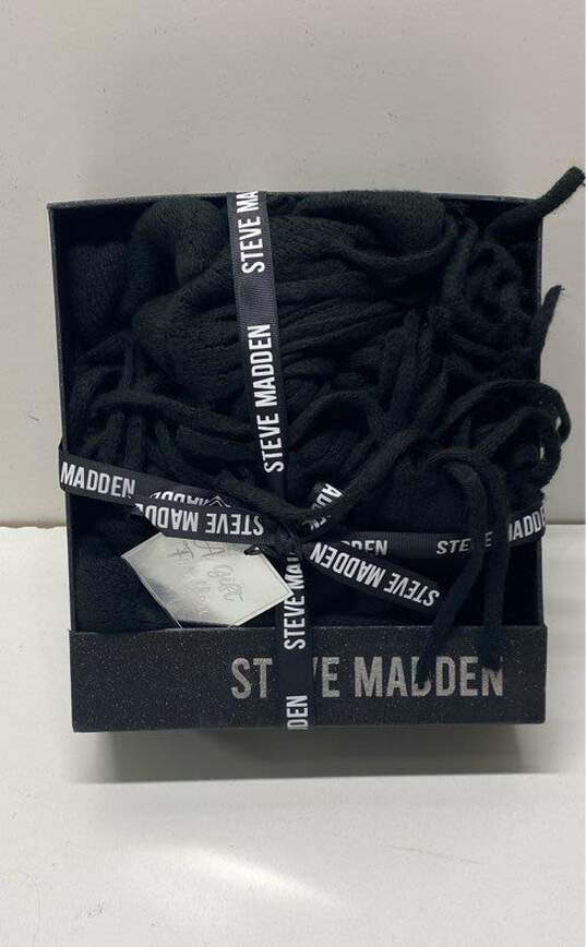 Steve Madden Gift Black Long Scarf Wrap image number 1