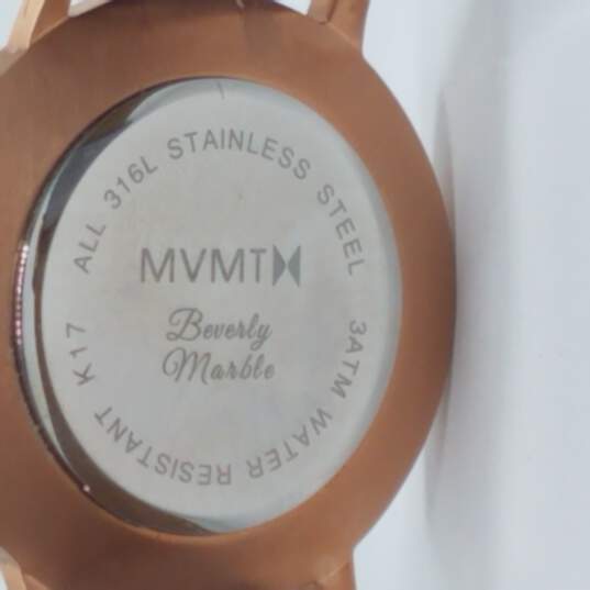 MVMT Beverly Marble Rose Gold Tone Watch image number 8