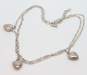 925 Chrysoprase & Carnelian Heart & Ball Charm Bracelet Lot image number 2