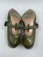 Christian Weber Green Patent Mary Jane Pumps W 7 image number 5