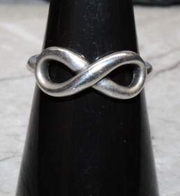 James Avery Sterling Silver Infinity Ring Size 8 alternative image