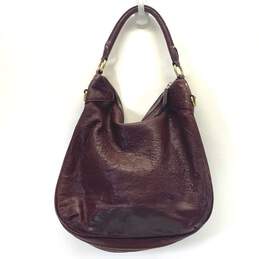 Marc by Marc Jacobs Leather Classic Q Hillier Hobo Satchel Oxblood alternative image