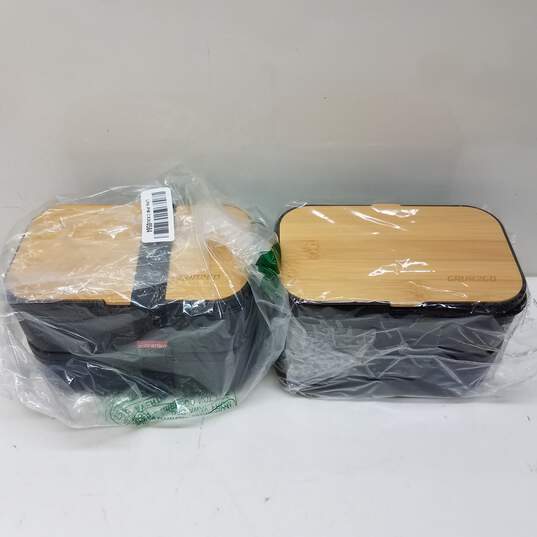 Grub2go Premium Bento Lunch Box - Large (Lot of 2)