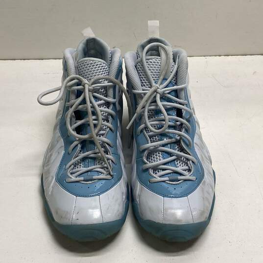 Nike Little Posite One White Aura Worn Blue (GS) Athletic Shoes Women's SZ 8.5 image number 5