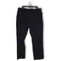 NWT Saks Fifth Avenue Mens Dress Pants Straight Leg Black Wool Size 42R image number 2