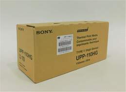 Sealed Sony Thermal Print Media High Gloss Paper UPP-110HG 10 Rolls