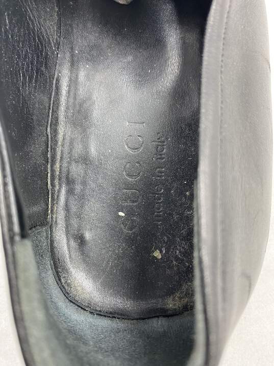 Gucci Black Loafer Dress Shoe Men 10 image number 5