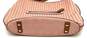 Simply Noelle Pink Faux Leather Basket Weave Shoulder Bag image number 5