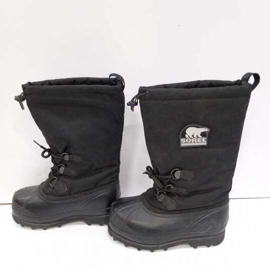Sorel Men's NL 1042-010 Glacier Black Tall Insulated Boots Size 9 image number 2
