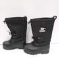 Sorel Men's NL 1042-010 Glacier Black Tall Insulated Boots Size 9 image number 2