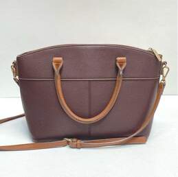 Anne Klein Brown Faux Leather Shoulder Satchel Bag alternative image