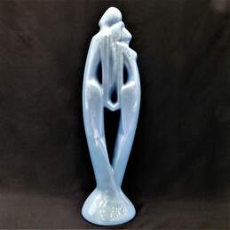 Royal Haeger Rendezvous Couple Lovers Blue 20 Inch Ceramic Sculpture alternative image