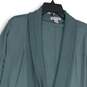 NWT Womens Blue Long Sleeve Pranayama Wrap Open Front Cardigan Sweater Size L image number 3