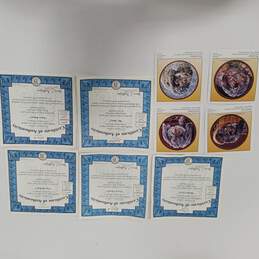 Bundle of 5 Assorted Collectors Plates w/Certificates of Authenticity alternative image