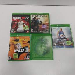 Bundle of 5 Assorted Xbox One Video Games In Cases