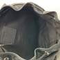 Coach Womens Black Monogram Adjustable Shoulder Strap Backpack Purse image number 5