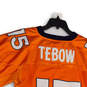 Mens Orange NFL Denver Broncos Tim Tebow #15 Football Jersey Size 48 image number 4