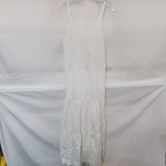 Splendid Collection White Eyelet Long Dress Size XS image number 1