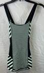 NWT Lululemon Athletica Womens Green Black Striped Sleeveless Tank Top Size 4 image number 3