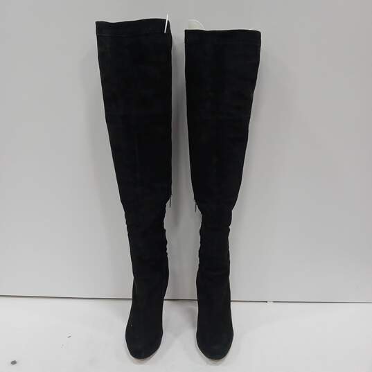 Sam Edelman Women's Kayla Over The Knee Heeled Black Boots Size 8.5M image number 1