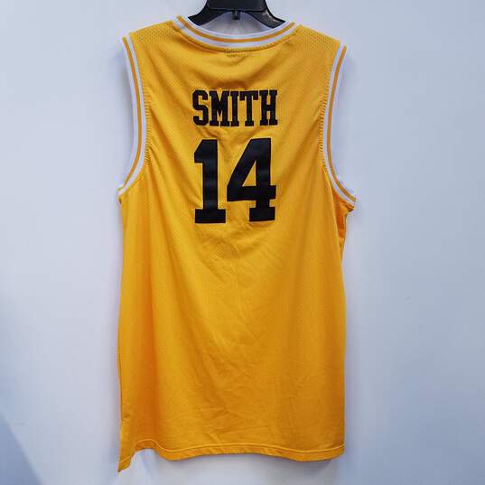 Mens Yellow Bel Air Academy Will Smith #14 Basketball Jersey Size 2XL image number 2
