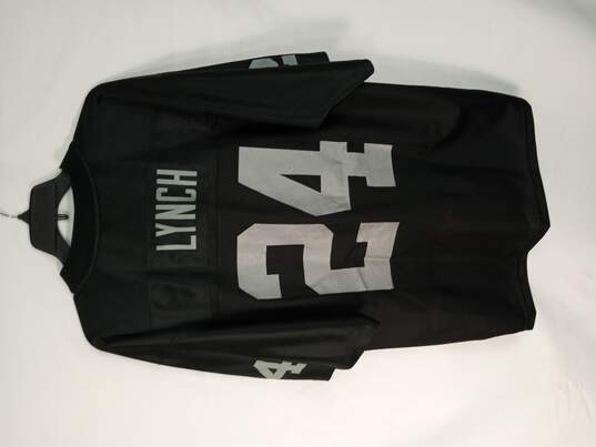 Buy the NFL Pro Line Men Black Raiders Lynch 24 Jersey L