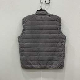 NWT Johnnie-O Mens Gray Mock Neck Full-Zip Puffer Vest Size XL alternative image