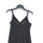 Jones Wear Womens Black V-Neck Sleeveless Knee Length Pullover Maxi Dress Sz 10 image number 4