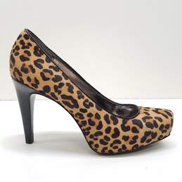 Calvin Klein Colette Leopard Print Hair Heels Size 7
