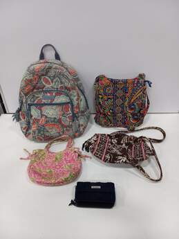 Bundle Of Assorted Vera Bradley Bags & Wallet