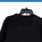 NWT Womens Black Crew Neck Long Sleeve Pullover Sweatshirt Size XL image number 4