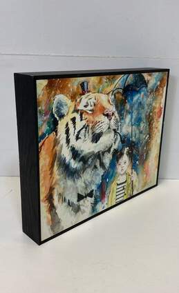 Mr Tiger Print by Lora Zombie, Eyes on Walls Gallery Signed. Framed alternative image