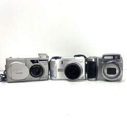 Assorted Compact Digital Camera Lot of 3