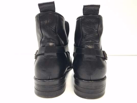 Freya Salvador Buckle Strap Leather Boots Black 6 image number 7
