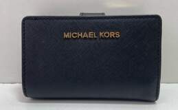 Michael Kors Black Leather Bifold Accordion Card Wallet