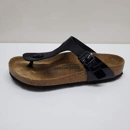 Birkenstock Gizeh Thong Sandal Black Size L8/M6 alternative image