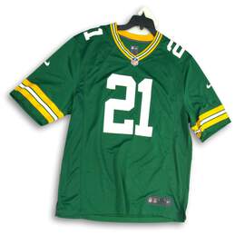 Nike Mens Yellow Green Bay Packers Ha Ha Clinton-Dix #21 NFL Jersey Size XL