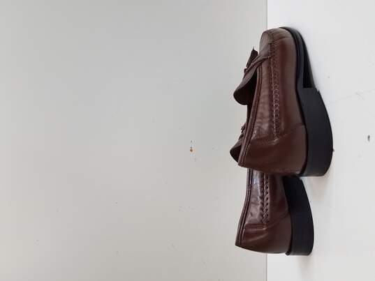 Florsheim Men's Leather Tassel Loafer Slip On Size 9.5 image number 4