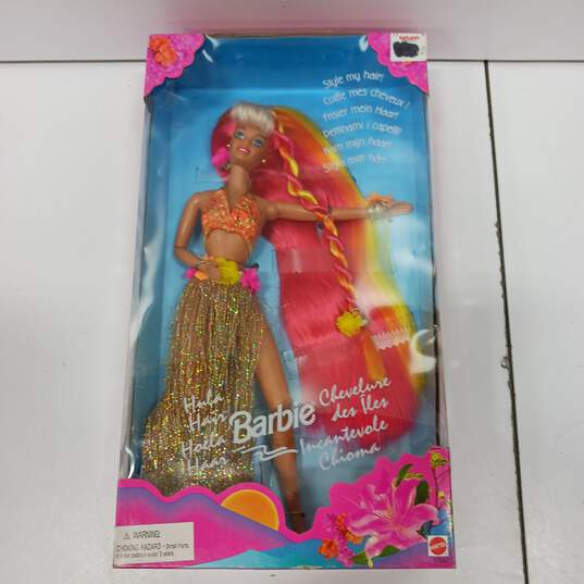 Hula Hair Barbie and Rio De Janeiro Ken Dolls in Original Boxes image number 4