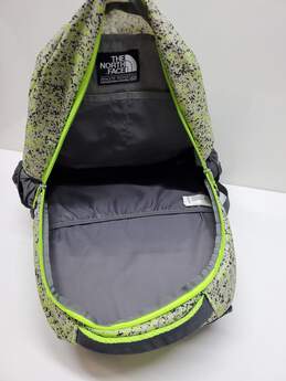 Youth The North Face Haystack Backpack Gray Lime Splatter Camo alternative image